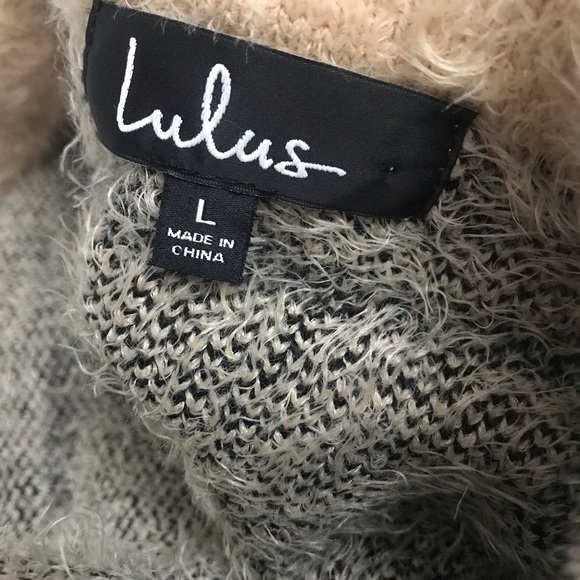 Lulus “Earn Your Spots” Fuzzy Leopard Cheetah Print Off-The-Shoulder sweater - Picture 5 of 11